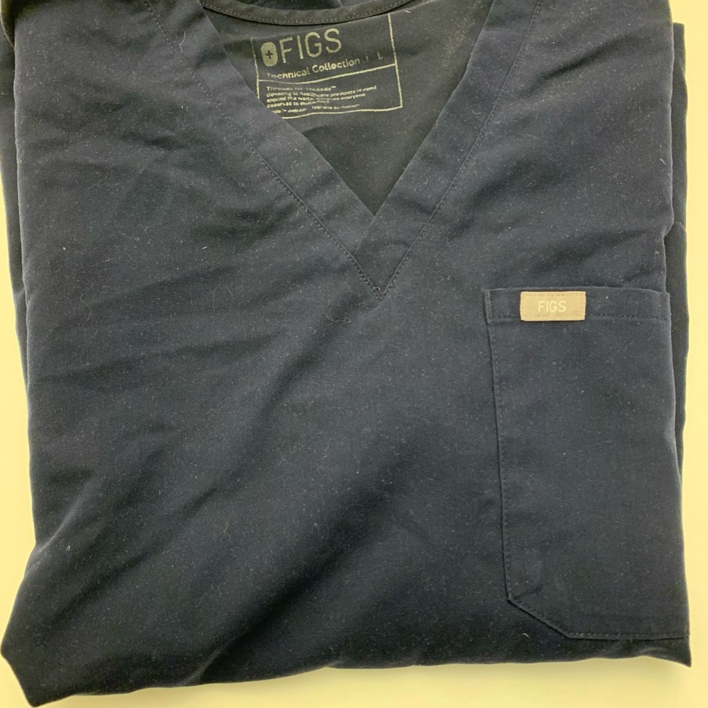 Figs Technical Collection Black Top